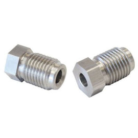 Stainless Steel Inverted Flare Tube Nuts (Pair) - 0