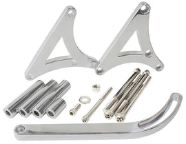Mid Mount Billet Alternator Bracket - 0