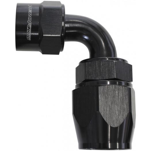 Kryptalon Series One Piece Full Flow Swivel 90° Hose End -8AN