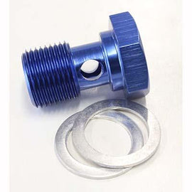 Banjo Bolt   BLUE / SILVER