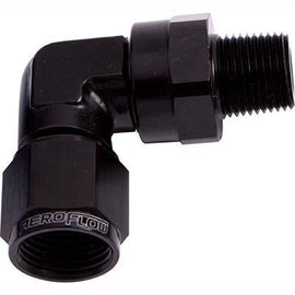 90° Male NPT to Female AN Adapter
