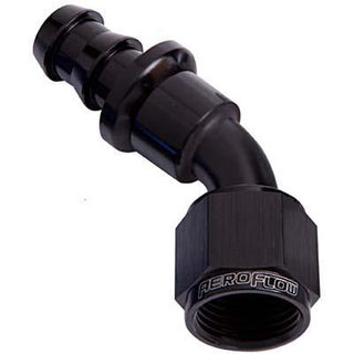 400 Series Push Lock 45° Hose End