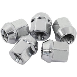 Acorn Short Open Chrome Wheel Nuts - M12 x 1.25mm