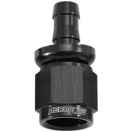 510 Series Full Flow Tight Radius Push Lock Straight Hose End -6AN To 5/16" (8mm) Barb
