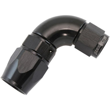 Aeroflow 200 Series Teflon Style One Piece 90 Degree Stepped Hose End