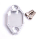 Fuel Pump Block-Off Plate - SILVER / CHROME-1