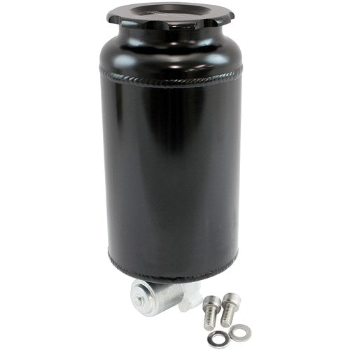 Fabricated Alloy Washer Tank with Motor & Low Profile Cap - Black