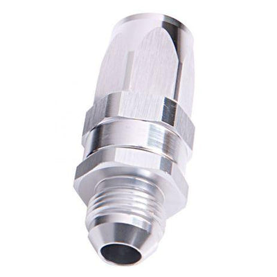 Male ORB to AN Straight Hose End - Silver