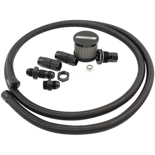 Fuel Cell Breather Kit / Universal Roll Over Vent Kit to Suit Aeroflow Fuel Cell