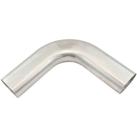 Aeroflow Stainless Steel 3" Oval Tube, 90 Degree Angle