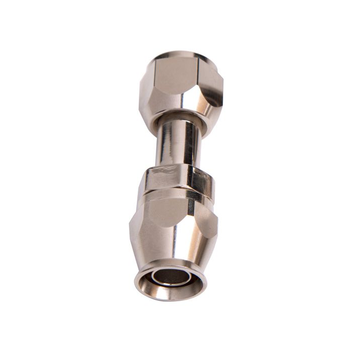 Chrome Plated Stainless Steel A/C Fittings No Charge Port - 0