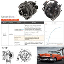 LS / UNIVERSAL BLACK 215AMP ALTERNATOR-2