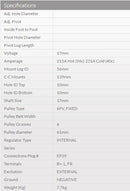 LS / UNIVERSAL BLACK 215AMP ALTERNATOR-3