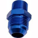 Metric to Male Flare Adapters - Silver and Blue-2