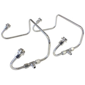 S/S Dual Inlet Fuel Line Kit - 0