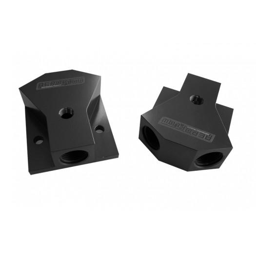 Billet Y-Block with 1/8" NPT Port - BLACK