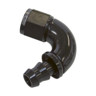 120° Full Flow Tight Radius Push Lock Hose End