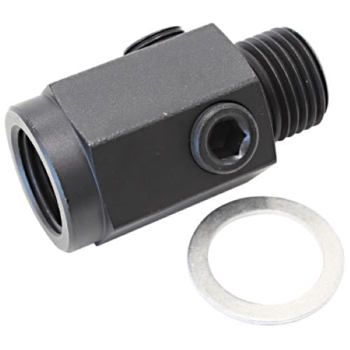Steel Metric Extension with 1/8" Port