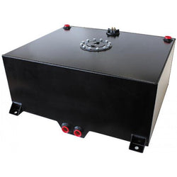 Aluminium 76L Fuel Cell with Cavity/Sump & Fuel Sender (Black)