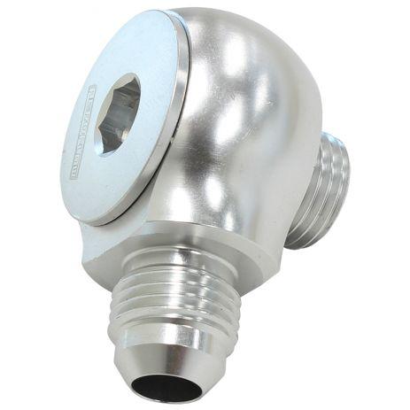 90° Low Profile ORB to Male AN Adapter
