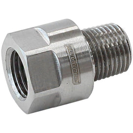 S/S Female M10 x 1mm to Male 1/8" NPT