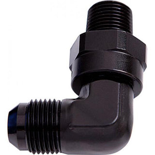 90° NPT Swivel to Male AN Flare Adapter