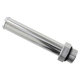 ORB Barb Adapters -10 ORB to 5/8" (16mm) Barb, 100mm OAL, Silver Finish