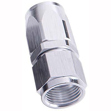 100 Series - Straight Hose Ends - Blue & Silver