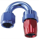 180° Hose End (200 Series PTFE)  BLUE/RED-2