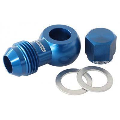 90° Fuel Pump Banjo Kit - BLUE