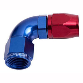 550 Series Cutter One-Piece Full Flow Swivel 90° Hose End - 0