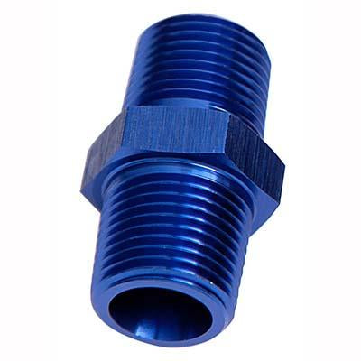 Male NPT Coupler  BLUE