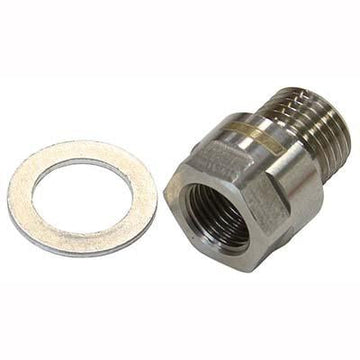 Stainless Metric Pipe Reducer with 1/8" NPT Port