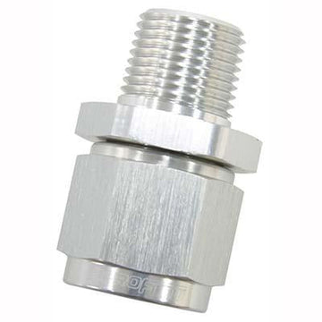 Male NPT to Female AN Straight -SILVER
