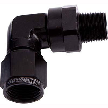 90° Male NPT to Female AN Adapter